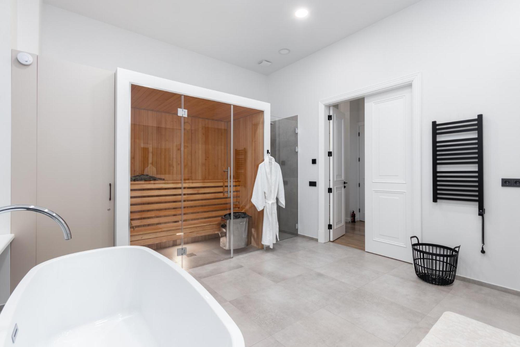 A++ Executive Apartment With Luxury Sauna Room Riga Szoba fotó